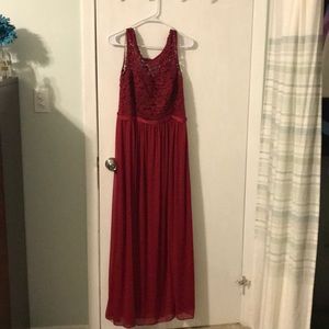 David’s bridal bridesmaid dress